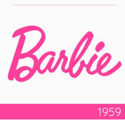 Primer logo Barbie
